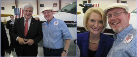 Newt and Callista Gingrich with John Jonelis Newt and Callista Gingrich with John Jonelis